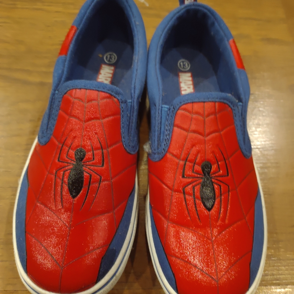Marvel Kids Spider-Man Sneakers - Red and Blue 13c